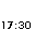 17:30～